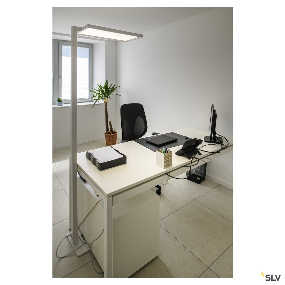 SLV WORKLIGHT, white free-standing lamp. 79 W 4000 K 80° 1005391