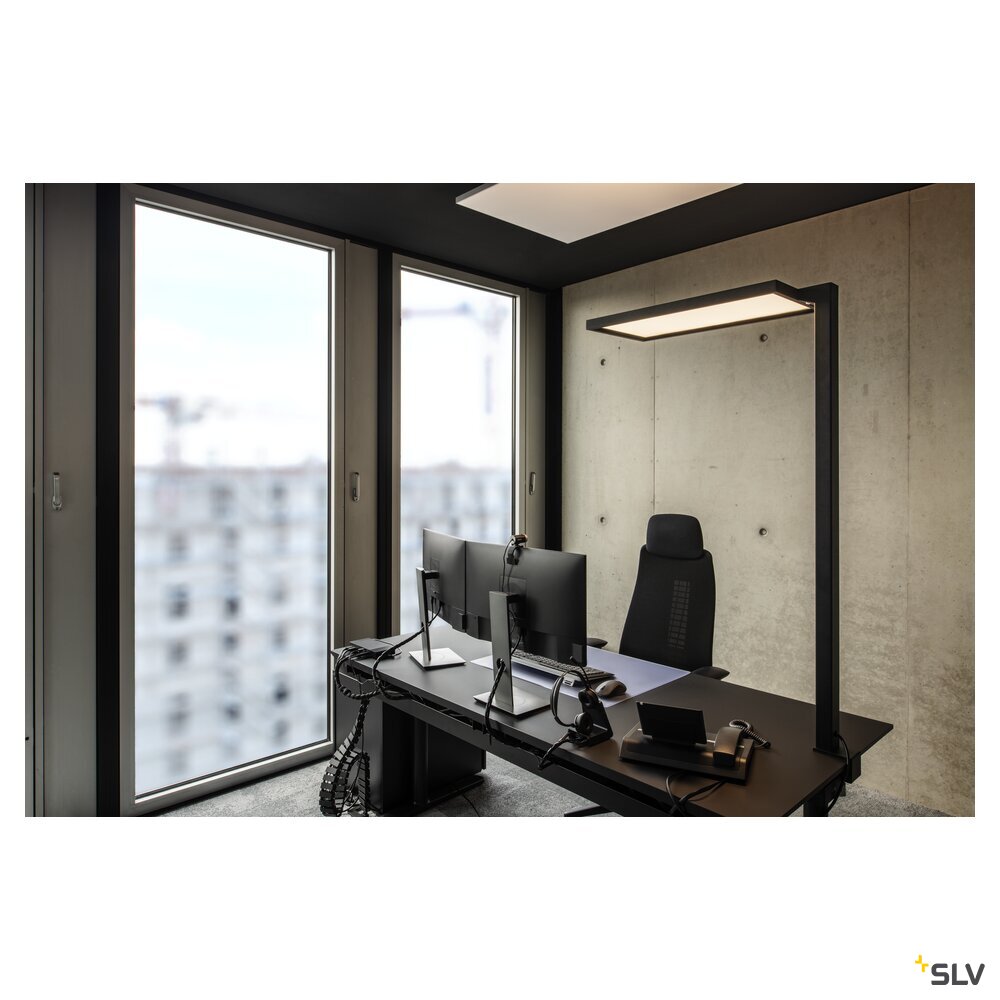 SLV WORKLIGHT, black table lamp. 79 W 4000 K 80° 1005392