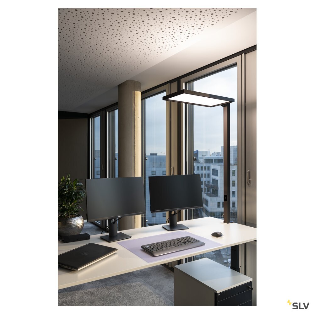 SLV WORKLIGHT, black table lamp. 79 W 4000 K 80° 1005392