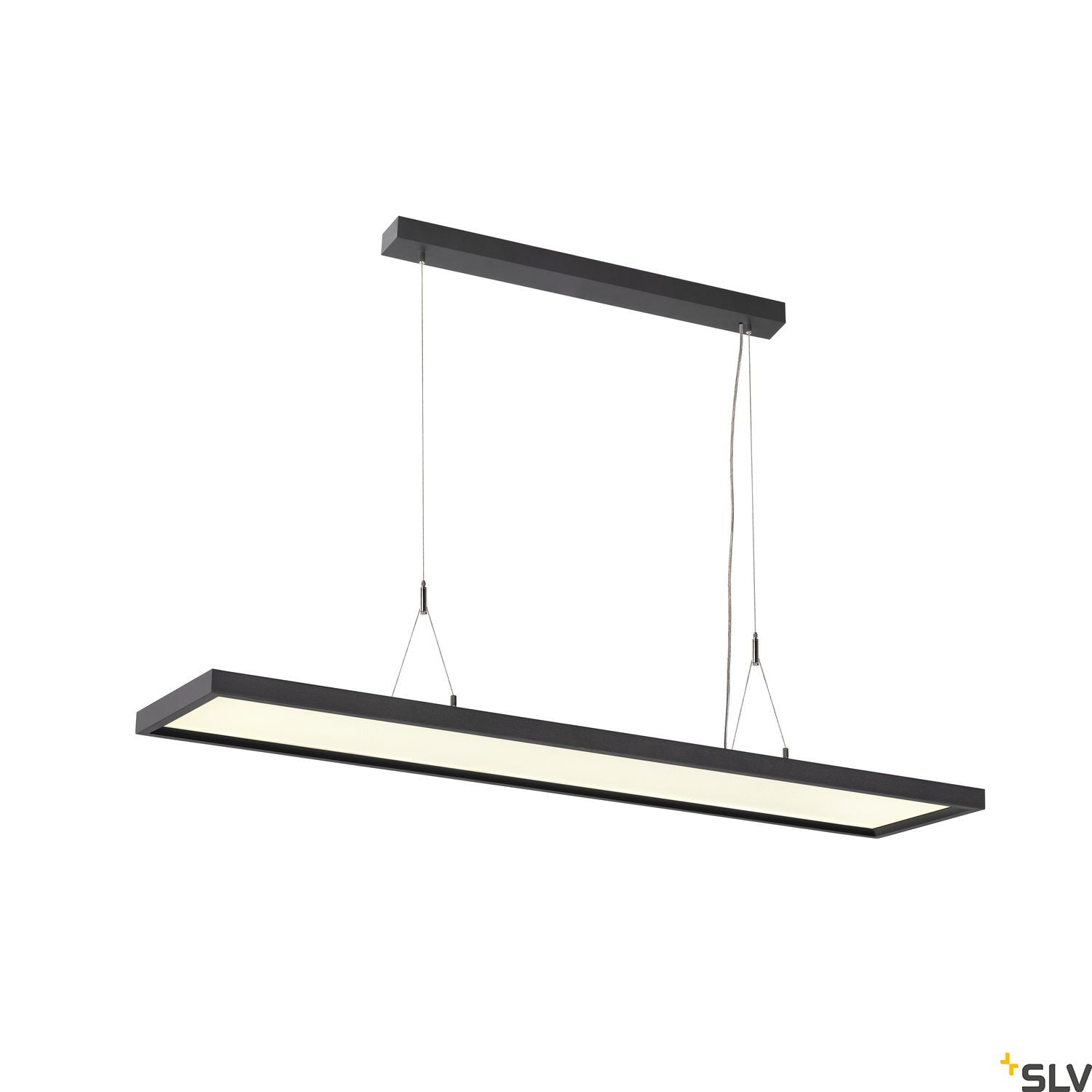 SLV WORKLIGHT DALI, black pendant light, 57W 4000K 80° 1005395