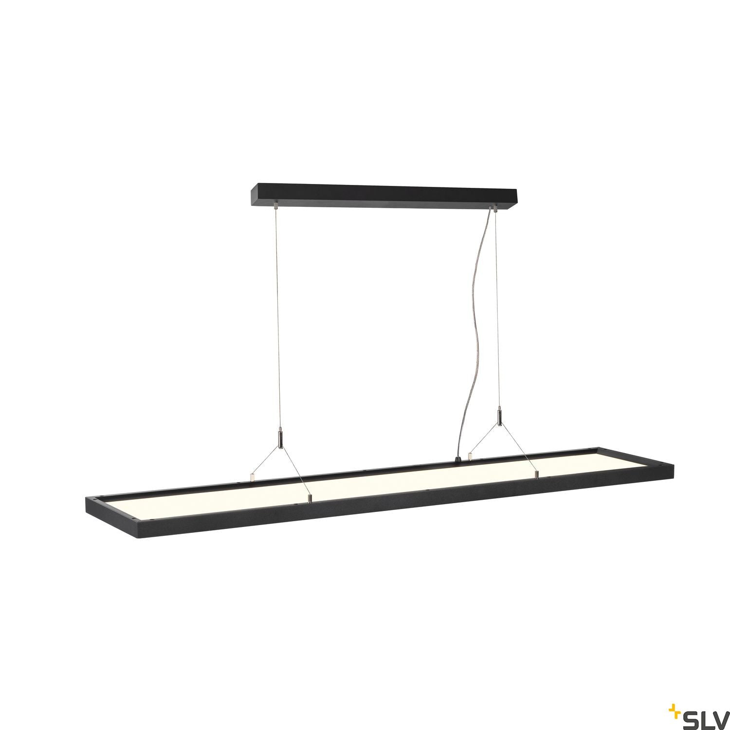 SLV WORKLIGHT DALI, black pendant light, 57W 4000K 80° 1005395
