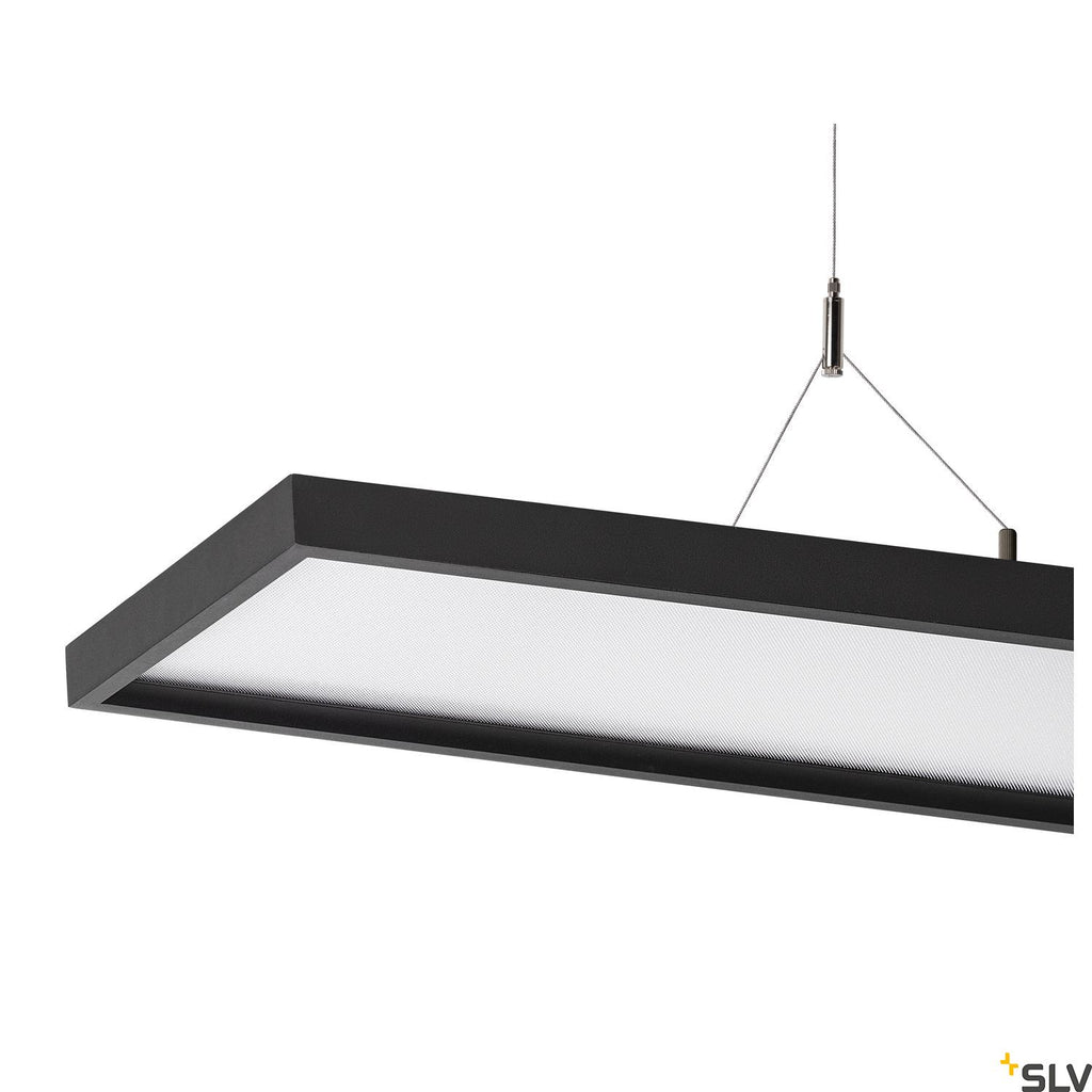 SLV WORKLIGHT DALI, black pendant light, 57W 4000K 80° 1005395