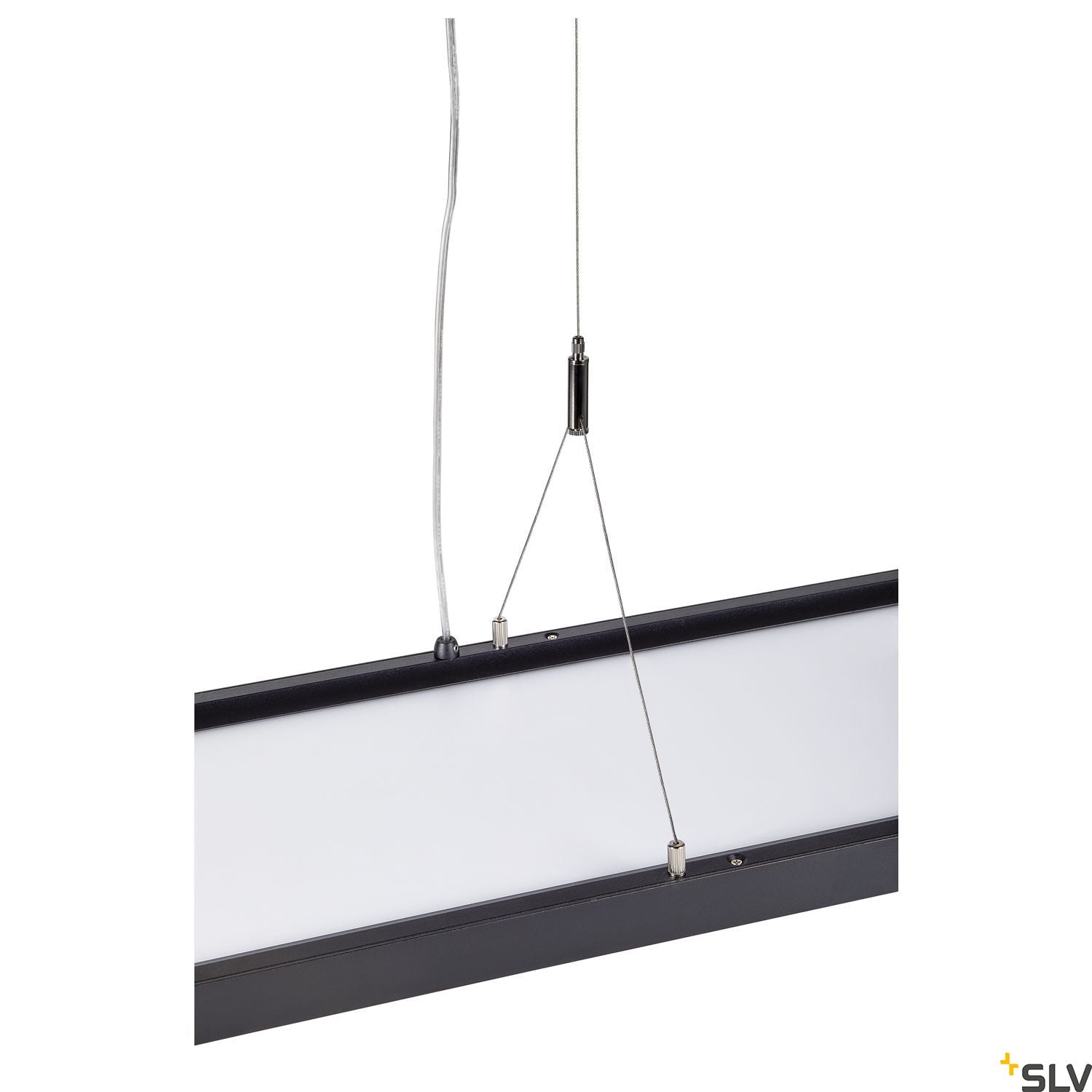 SLV WORKLIGHT DALI, black pendant light, 57W 4000K 80° 1005395