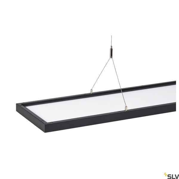 SLV WORKLIGHT DALI, black pendant light, 57W 4000K 80° 1005395