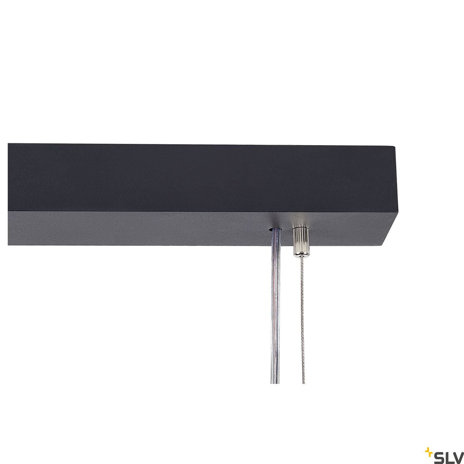 SLV WORKLIGHT DALI, black pendant light, 57W 4000K 80° 1005395