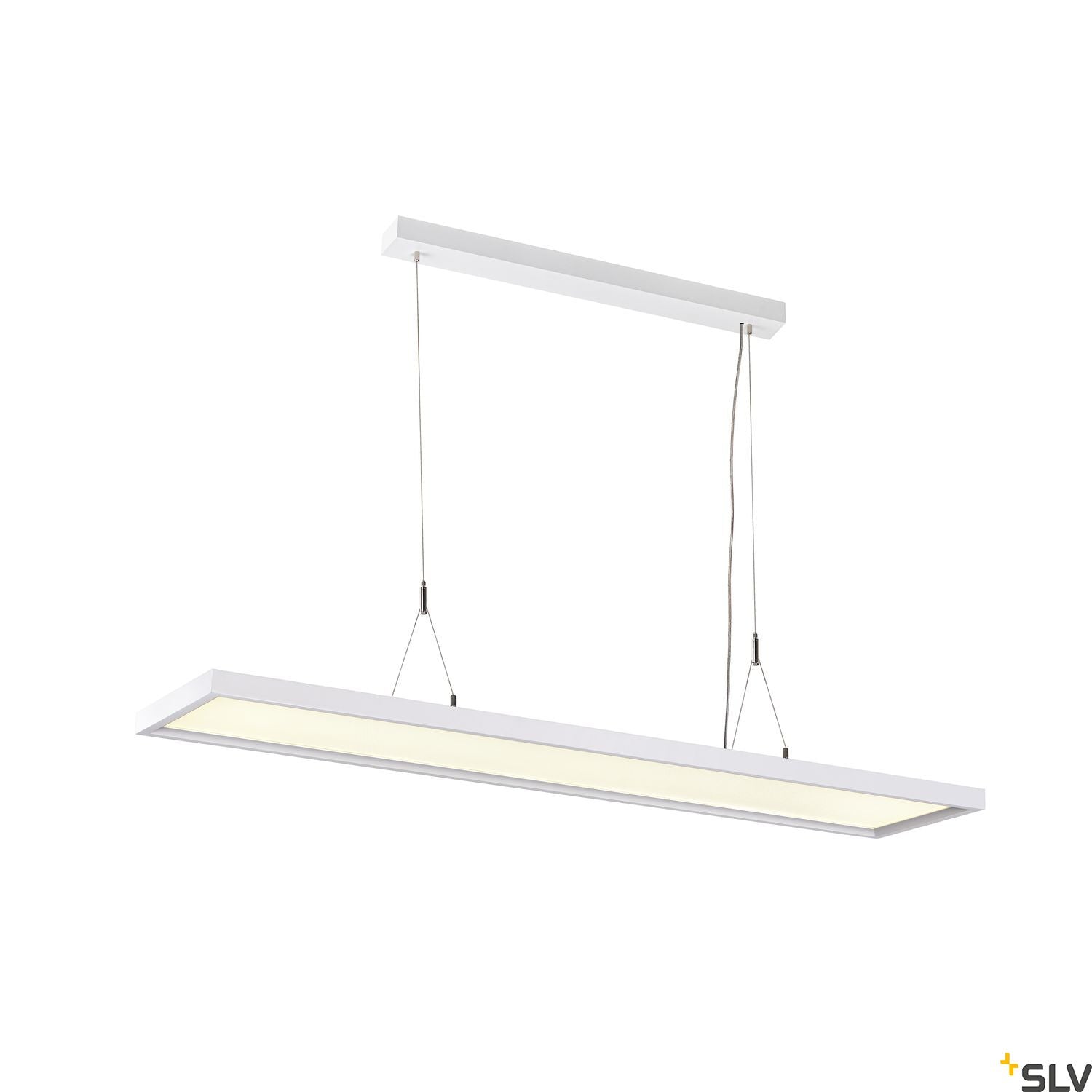 SLV WORKLIGHT DALI, white pendant light, 57W 4000K 80° 1005396