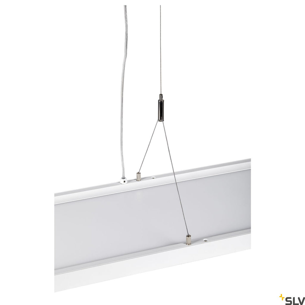 SLV WORKLIGHT DALI, white pendant light, 57W 4000K 80° 1005396