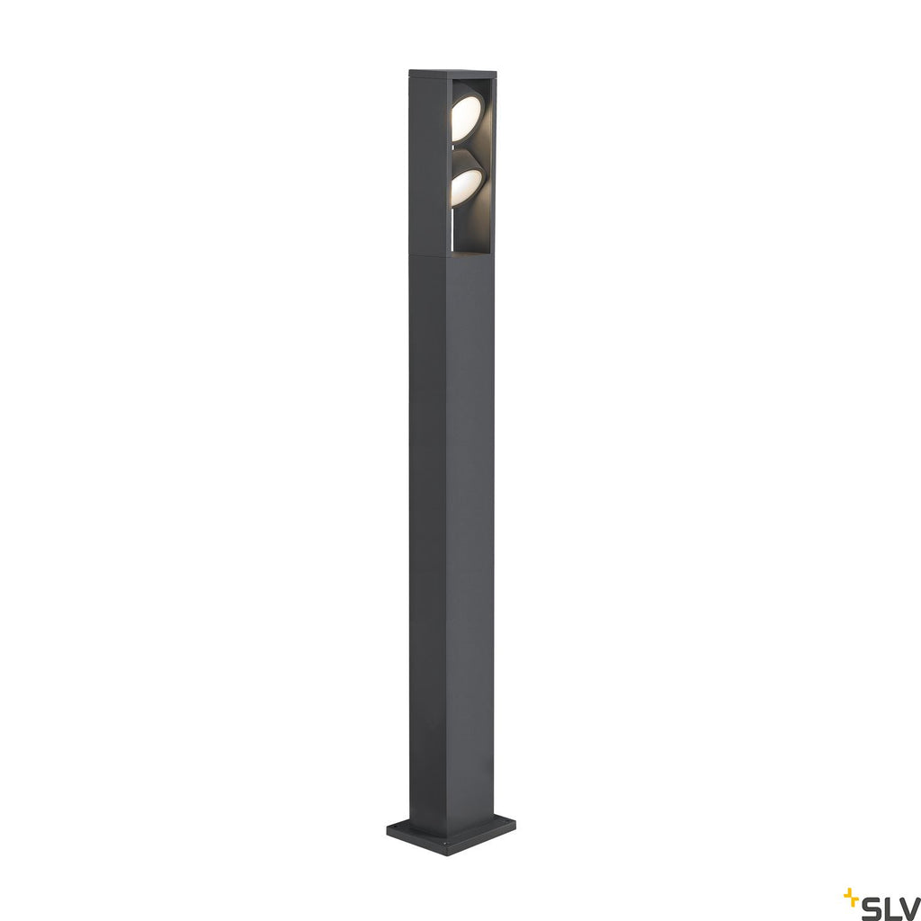 SLV ESKINA FRAME 125 Pole double, anthracite free-standing lamp, 27W 3000/4000K 95° 1005439