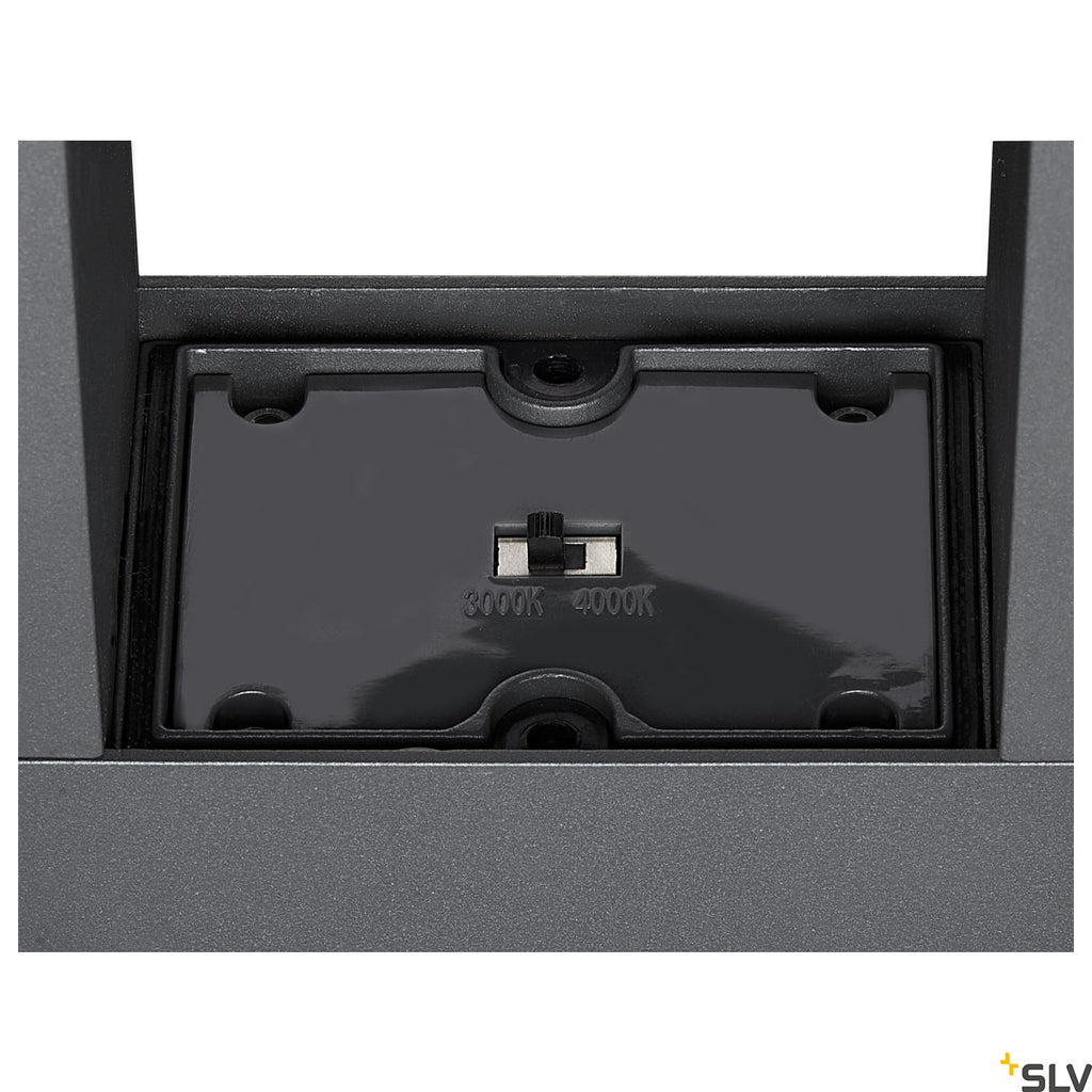 SLV ESKINA FRAME 175 Pole double, anthracite free-standing lamp, 27W 3000/4000K 95° 1005440