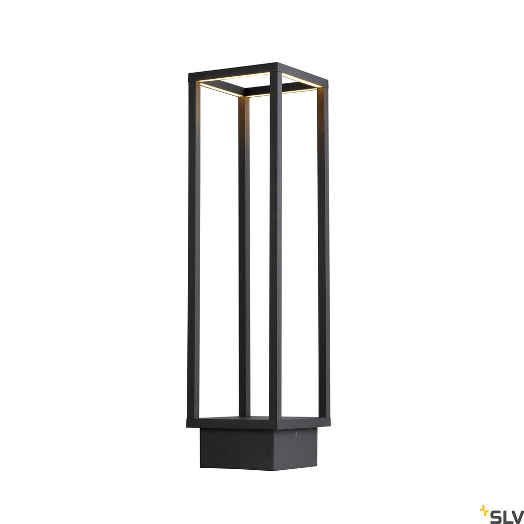 SLV QUADRULO, anthracite / white free-standing lamp, 7W 3000K 1005442