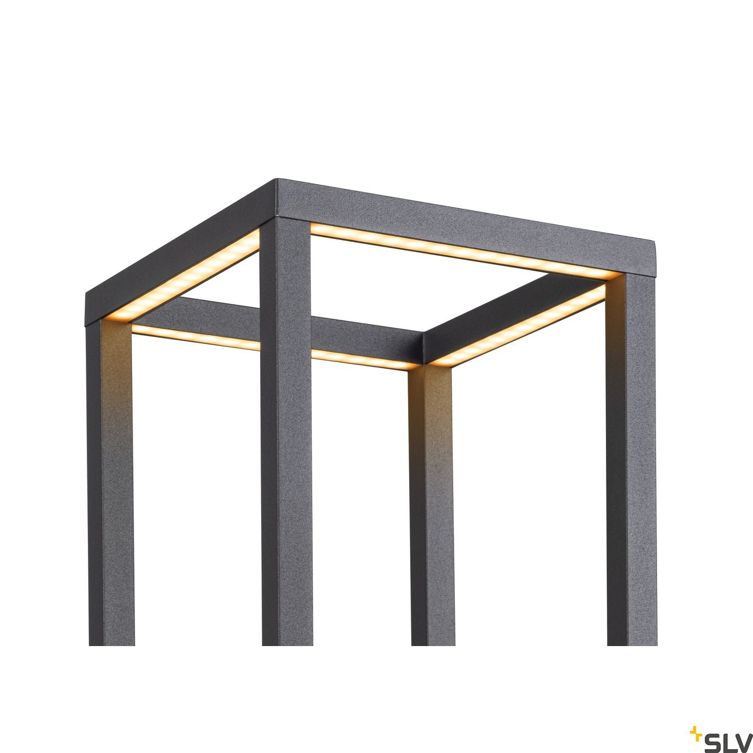 SLV QUADRULO, anthracite / white free-standing lamp, 7W 3000K 1005442
