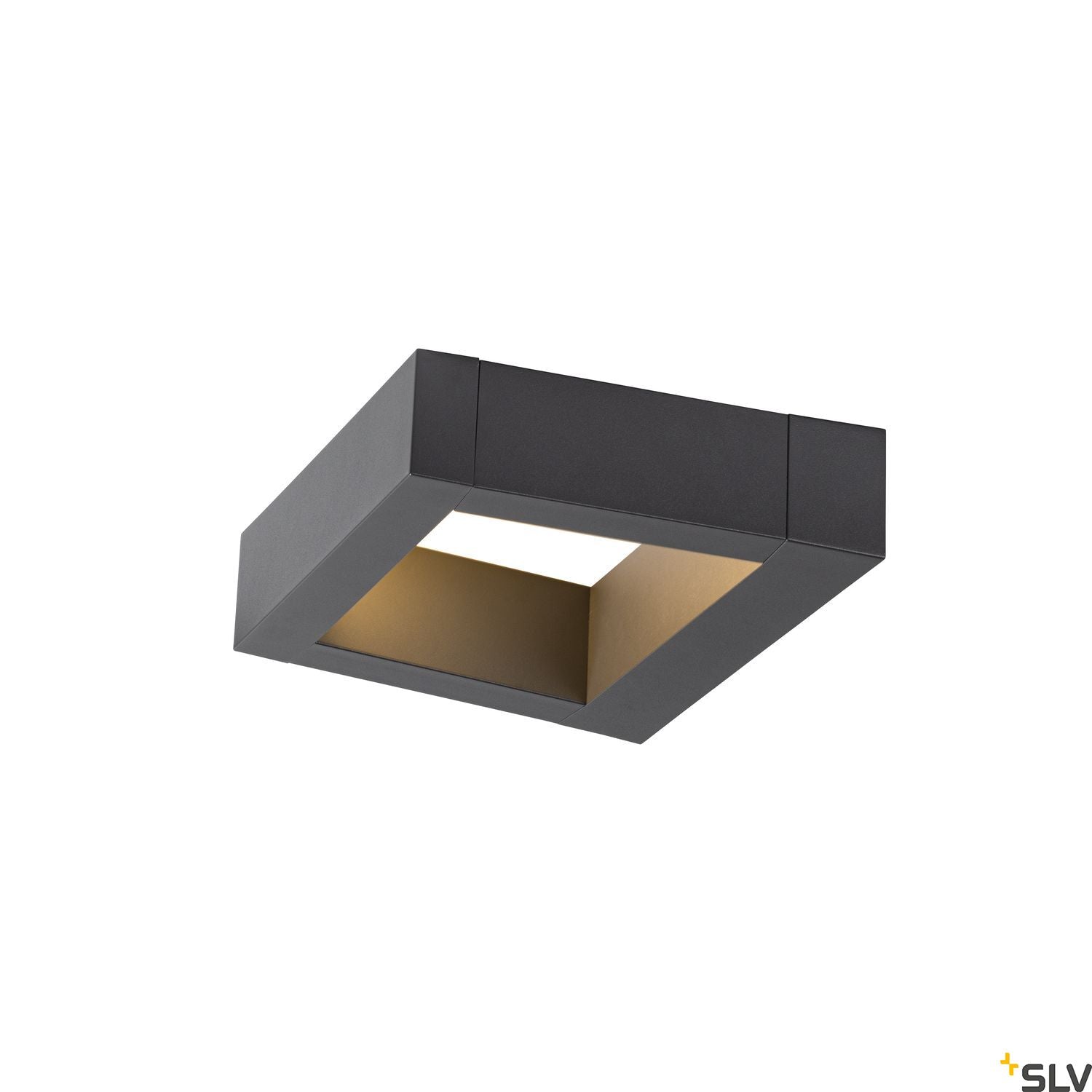 SLV BOOKAT, anthracite wall-mounted light, 15W 3000/4000K 1005443