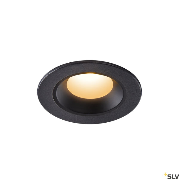 SLV NUMINOS® XS, black recessed ceiling light, 2700K 40° 1005502