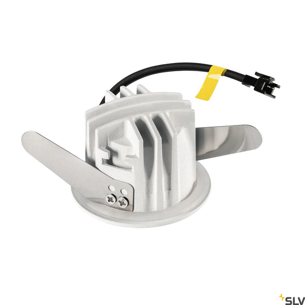 SLV NUMINOS® XS, white / black recessed ceiling light, 2700K 20° 1005508