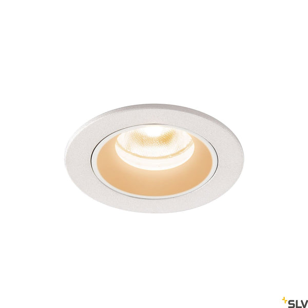 SLV NUMINOS® XS, white recessed ceiling light, 2700K 40° 1005512