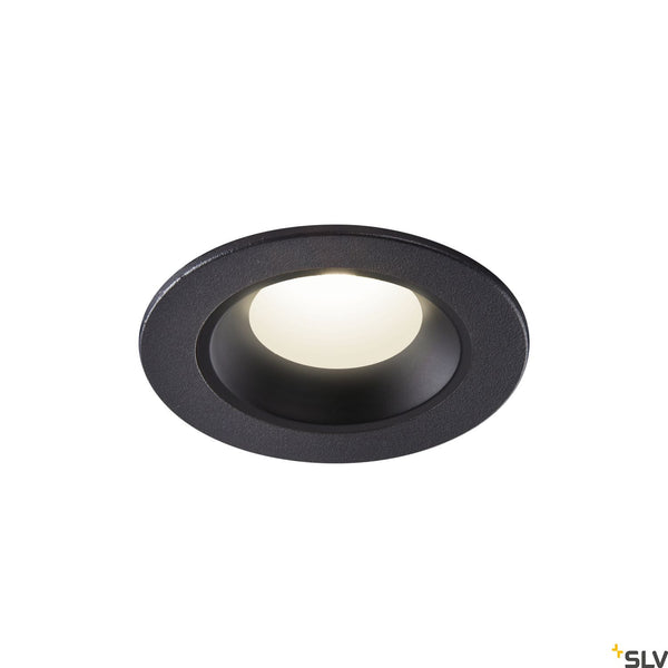 SLV NUMINOS® XS, black recessed ceiling light, 4000K 20° 1005535