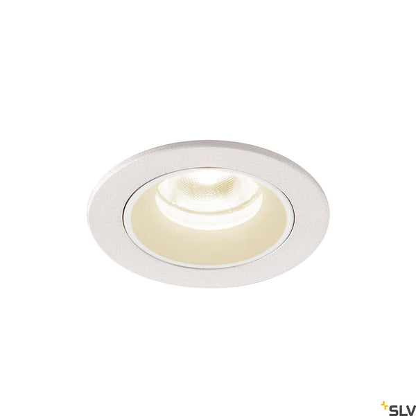 SLV NUMINOS® XS, white recessed ceiling light, 4000K 20° 1005545