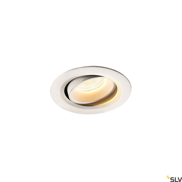 SLV NUMINOS® MOVE XS, white recessed ceiling light, 2700K 20° 1005563