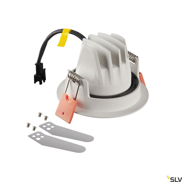SLV NUMINOS® MOVE XS, white / black recessed ceiling light, 2700K 55° 1005568