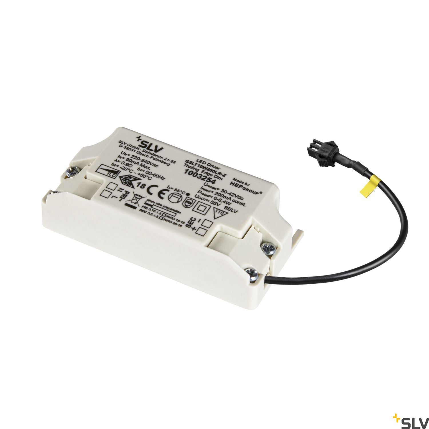SLV LED Driver, 200mA 10W PHASE, Quick Connector 1005609
