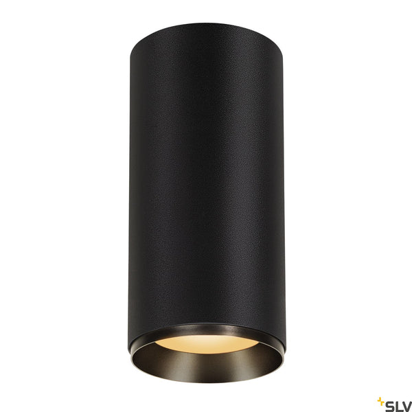 SLV NUMINOS® XL PHASE, black ceiling mounted light, 36W 2700K 60° 1005689