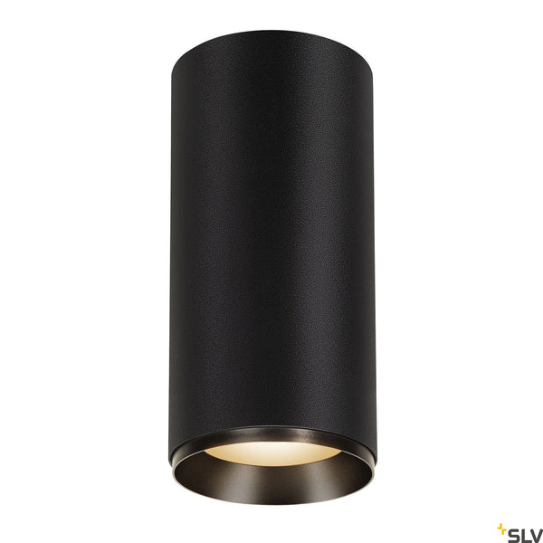 SLV NUMINOS® XL PHASE, black ceiling mounted light, 36W 3000K 24° 1005693