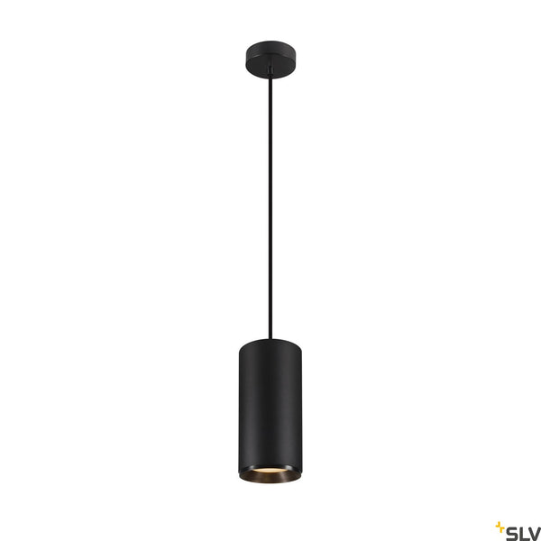 SLV NUMINOS® XL PHASE, black pendant light, 36W 2700K 24° 1005705