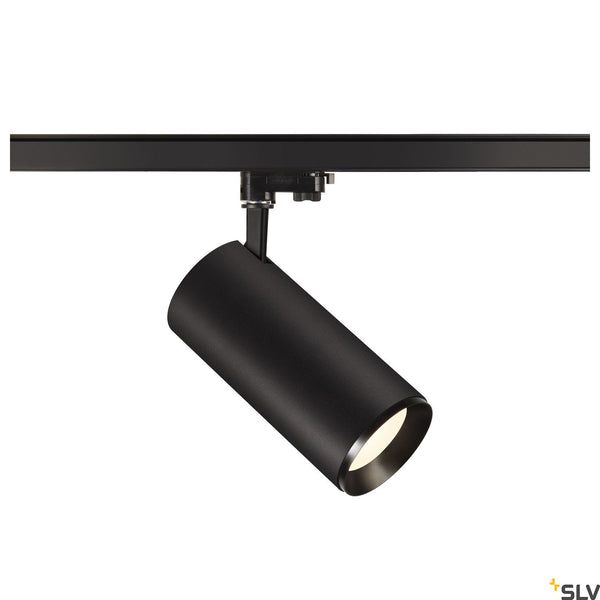 SLV NUMINOS Dimmable, black 3-phase spot, 36W 4000K 24° 1005735