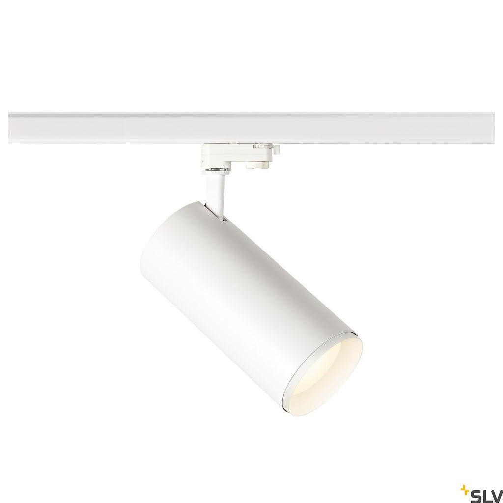 SLV NUMINOS Dimmable, white / black 3-phase spot, 36W 4000K 36° 1005739