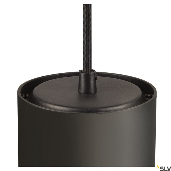SLV NUMINOS® DALI XL, black pendant light, 36W 3000K 24° 1005783