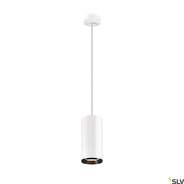 SLV NUMINOS® DALI XL, white / black pendant light, 36W 3000K 24° 1005786