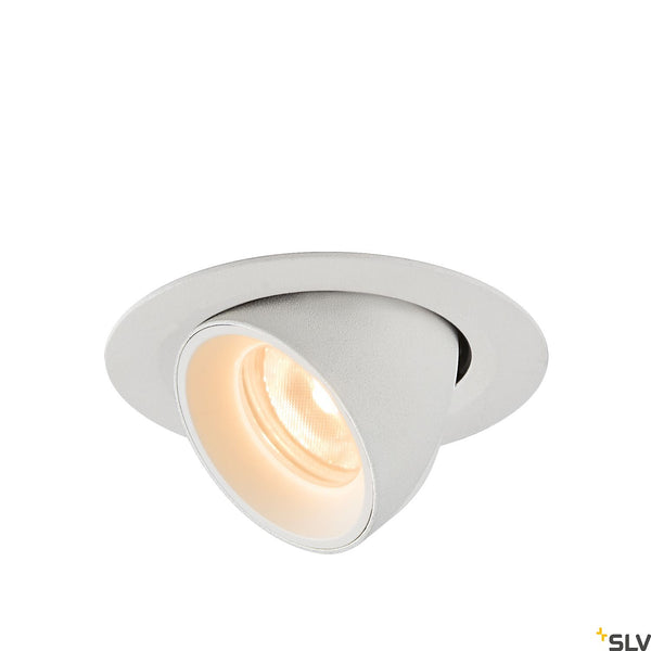 SLV NUMINOS® GIMBLE XS, white recessed ceiling light, 2700K 20° 1005823