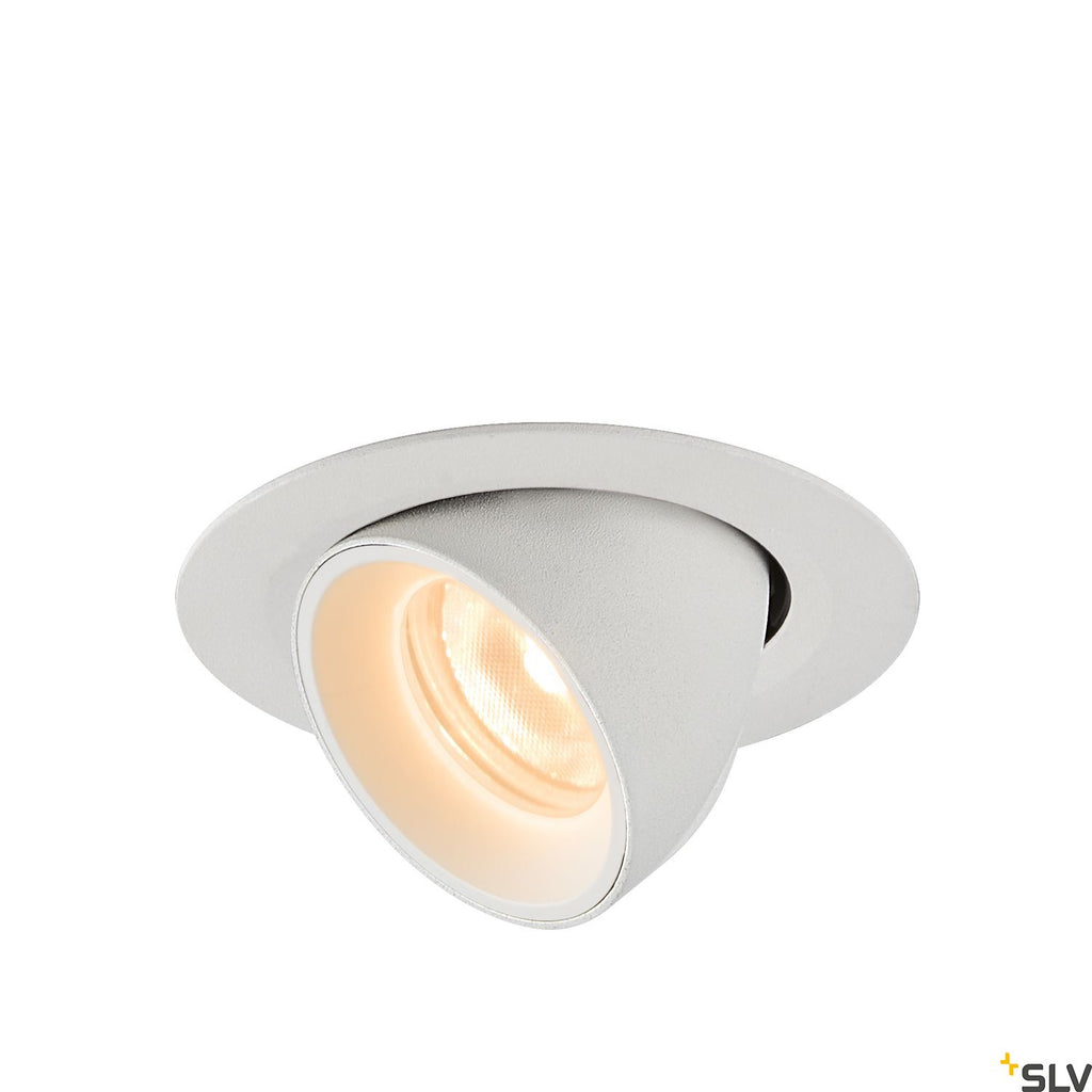 SLV NUMINOS® GIMBLE XS, white recessed ceiling light, 2700K 55° 1005829