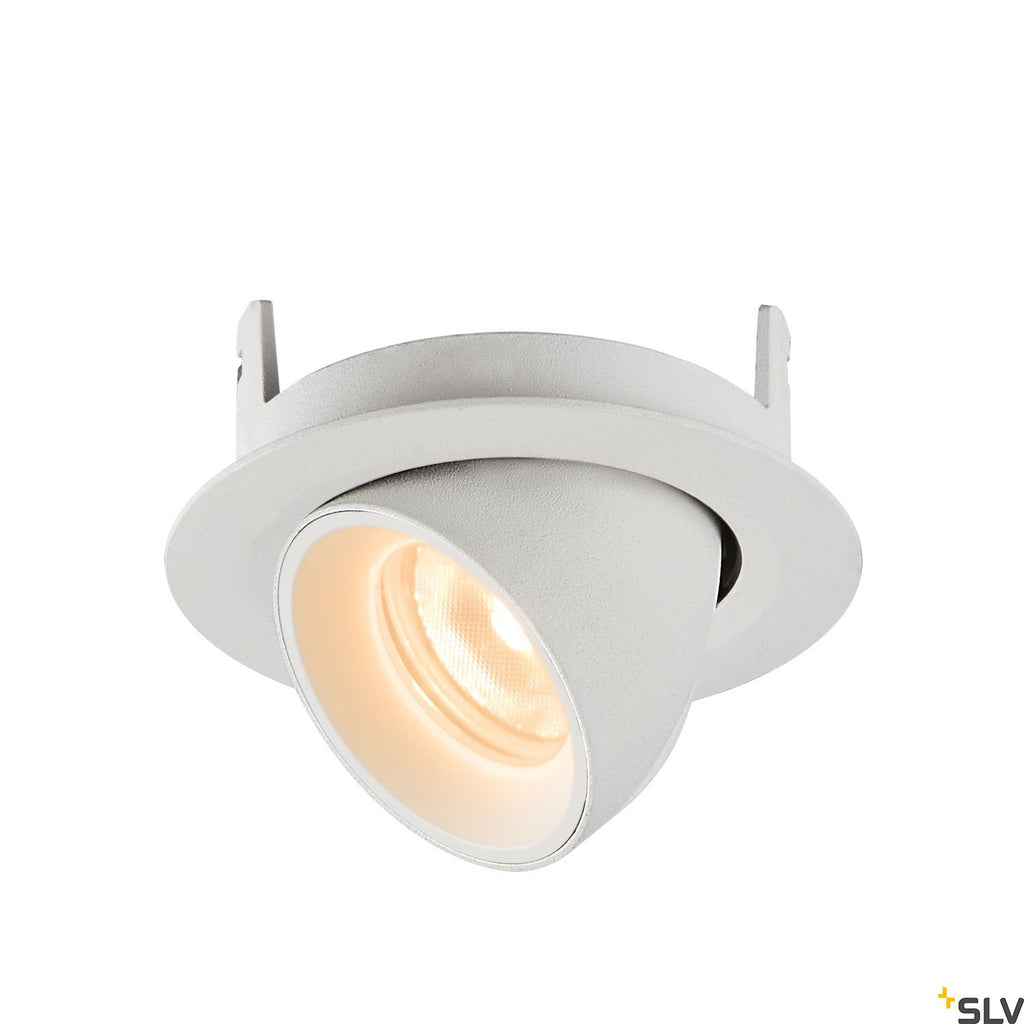 SLV NUMINOS® GIMBLE XS, white recessed ceiling light, 2700K 55° 1005829