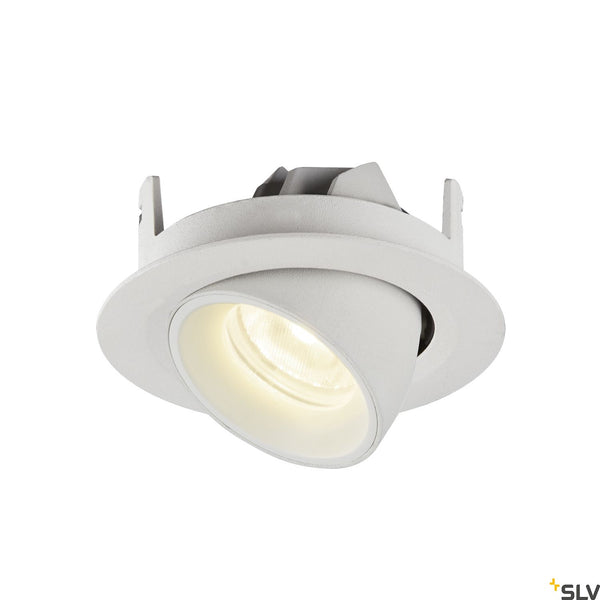 SLV NUMINOS® GIMBLE XS, white recessed ceiling light, 4000K 20° 1005859