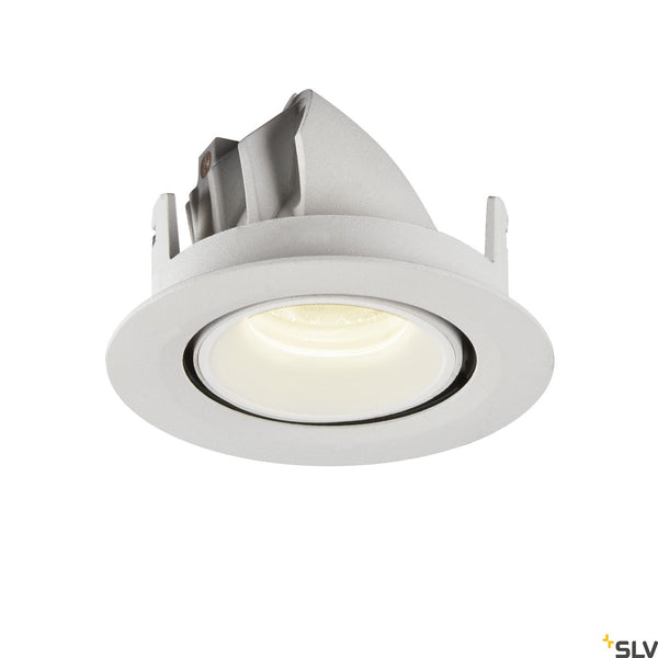 SLV NUMINOS® GIMBLE XS, white recessed ceiling light, 4000K 40° 1005862
