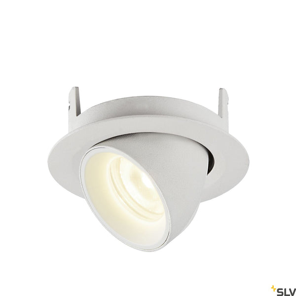 SLV NUMINOS® GIMBLE XS, white recessed ceiling light, 4000K 55° 1005865