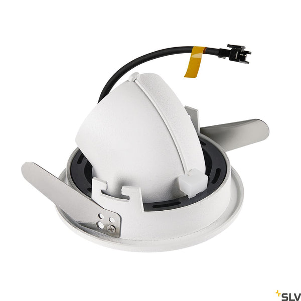 SLV NUMINOS® GIMBLE S, white / black recessed ceiling light, 2700K 20° 1005876