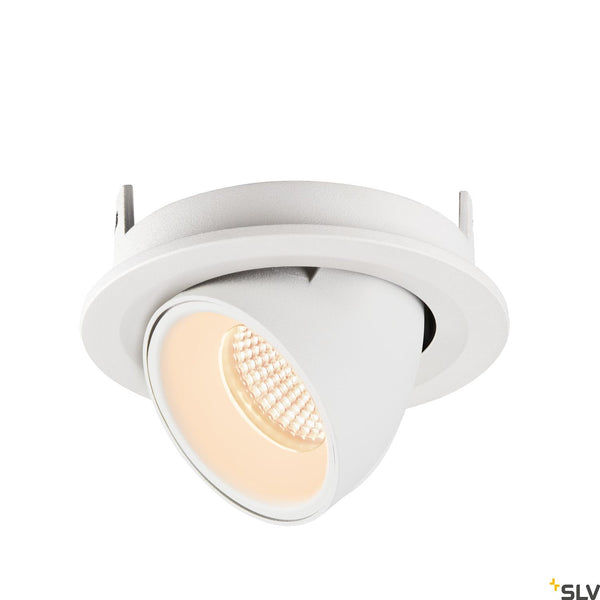 SLV NUMINOS® GIMBLE S, white recessed ceiling light, 2700K 20° 1005877