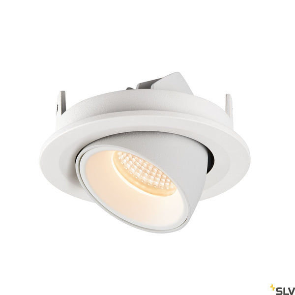 SLV NUMINOS® GIMBLE S, white recessed ceiling light, 2700K 20° 1005877
