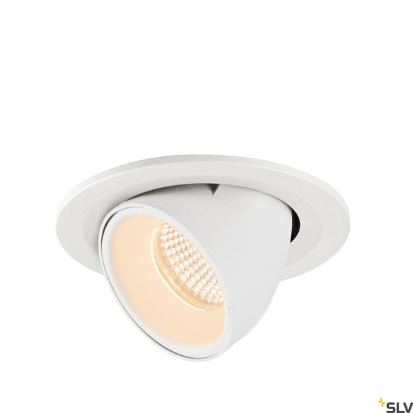 SLV NUMINOS® GIMBLE S, white recessed ceiling light, 2700K 55° 1005883