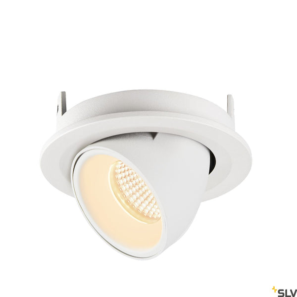 SLV NUMINOS® GIMBLE S, white recessed ceiling light, 3000K 20° 1005895