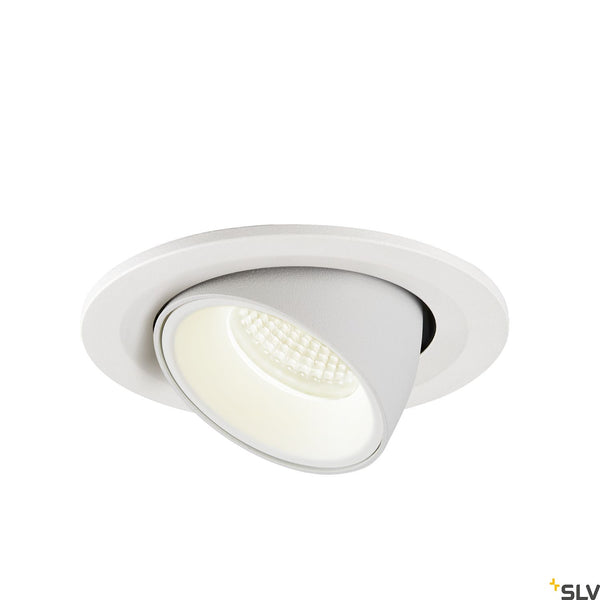 SLV NUMINOS® GIMBLE S, white recessed ceiling light, 4000K 20° 1005913