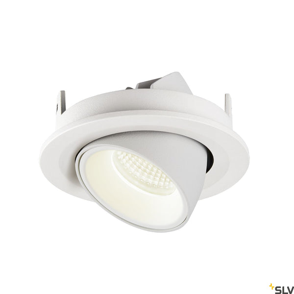 SLV NUMINOS® GIMBLE S, white recessed ceiling light, 4000K 20° 1005913