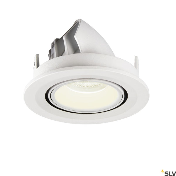 SLV NUMINOS® GIMBLE S, white recessed ceiling light, 4000K 40° 1005916