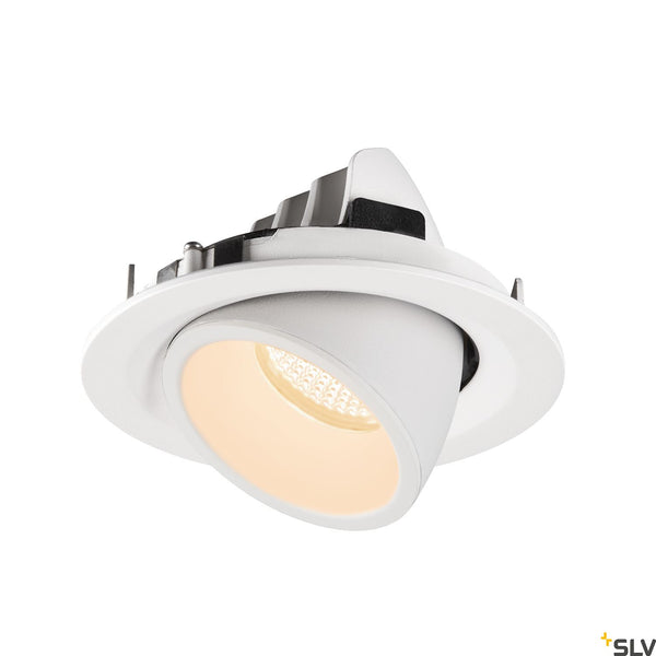 SLV NUMINOS® GIMBLE M, white recessed ceiling light, 2700K 40° 1005934