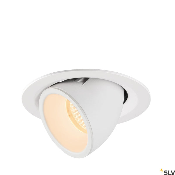 SLV NUMINOS® GIMBLE M, white recessed ceiling light, 2700K 55° 1005937