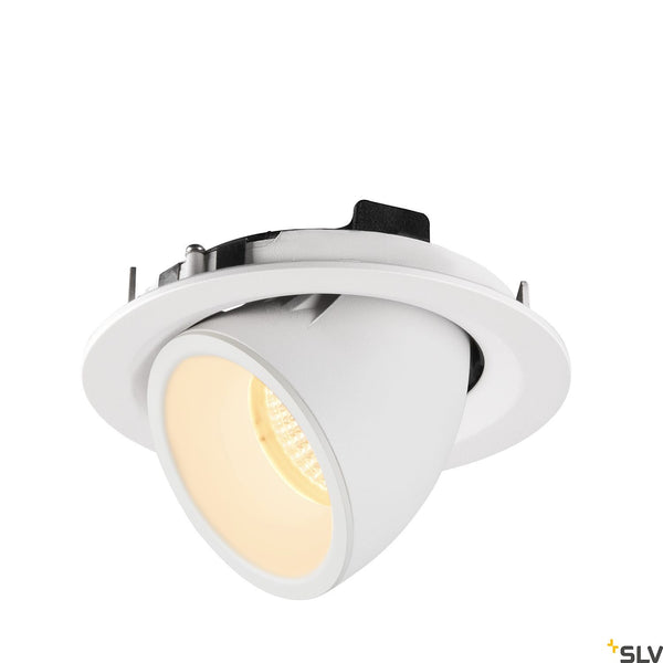 SLV NUMINOS® GIMBLE M, white recessed ceiling light, 3000K 20° 1005949