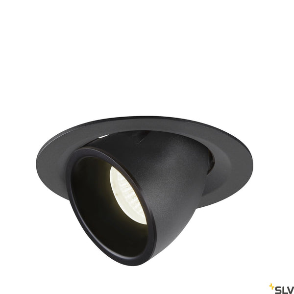 SLV NUMINOS® GIMBLE M, black recessed ceiling light, 4000K 40° 1005960
