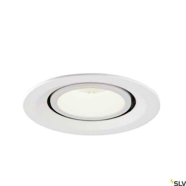 SLV NUMINOS® GIMBLE M, white recessed ceiling light, 4000K 20° 1005967